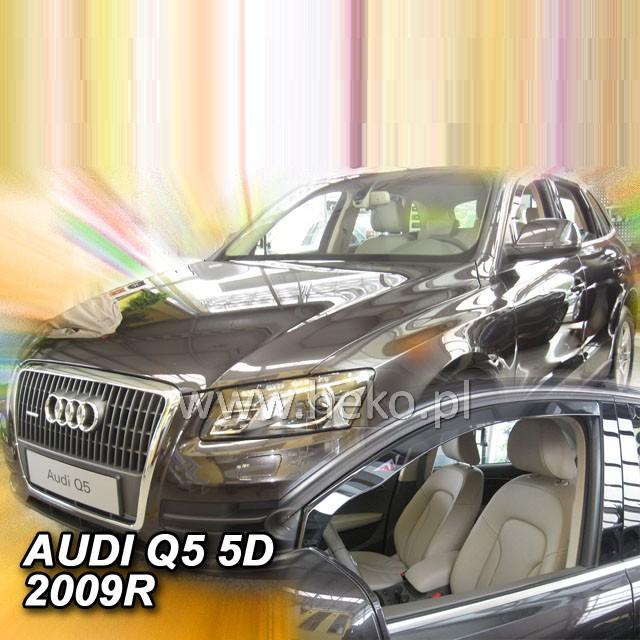 Protiprůvanové plexi ofuky (deflektory) Audi Q5 5D 09R