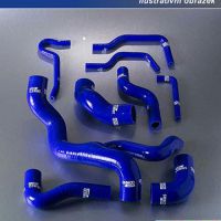 Dvoudílný hadicový set pro oběh chladící kapaliny, Alfa Romeo GTV 2000, barva modrá 