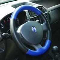 Kožený potah volantu Maria Cavallo - dvojbarevný, vel. A