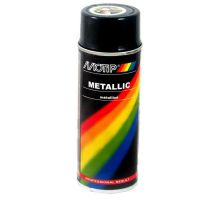 MOTIP - metalický efekt spray, barva černá, 400 ml 
