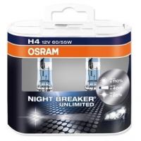 Autožárovky H4 OSRAM Night Breaker Unlimited 12V - 55/60W + 110% 
