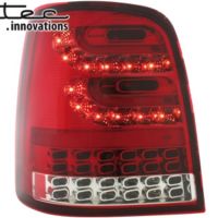 LITEC LED zadní světla VW Touran 2003+ červené/crystal 